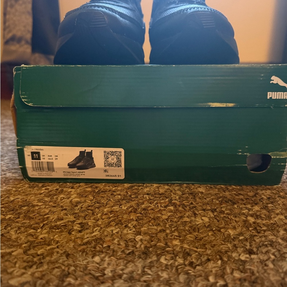 Puma Black Athletic Shoes